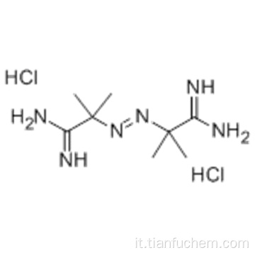 2,2&#39;-Azobis (2-metilpropionamidina) diidrocloruro CAS 2997-92-4